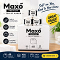 Toilet paper 400 Sheet- 48 Rolls Carton