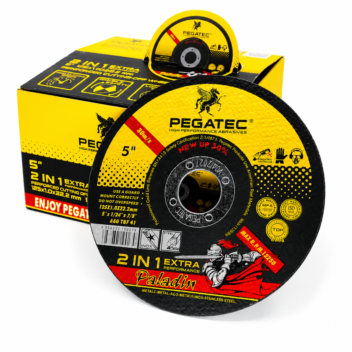 Pegatec 5 inch Cutting disc 125mm- 400 pcs Carton