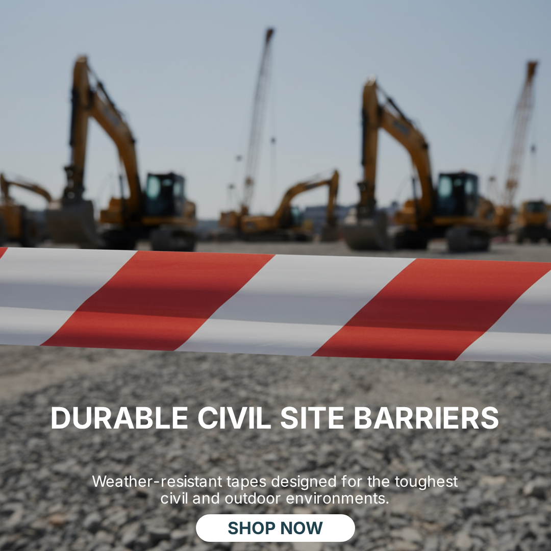 Danger Tape- 75mmx 100m- 48 Rolls Carton