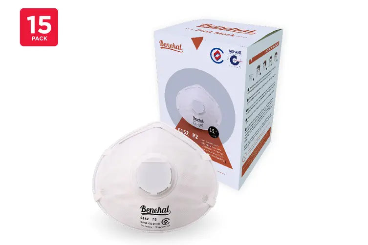 P2 Valved Disposable Respirators 15 Pack