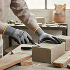 Cut Resistant 5 Work Gloves- 12 pairs