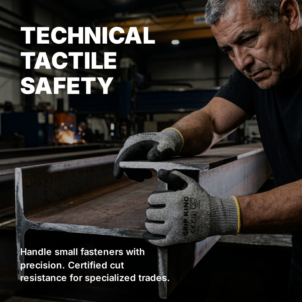Cut Resistant 5 Work Gloves- 12 pairs