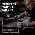 Cut Resistant 5 Work Gloves- 12 pairs